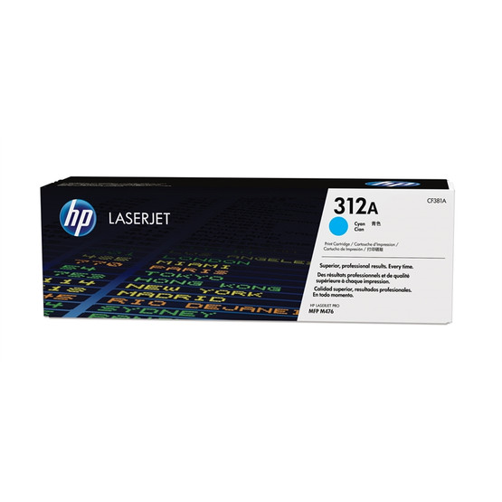 Laserväri HP CF381A - HP 312A cyan