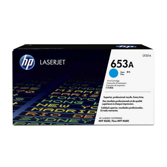 Laserväri HP CF321A - HP 653A cyan