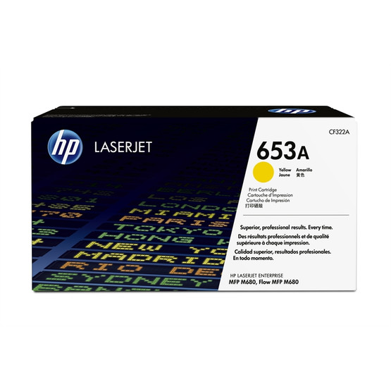 Laserväri HP CF322A - HP 653A yellow