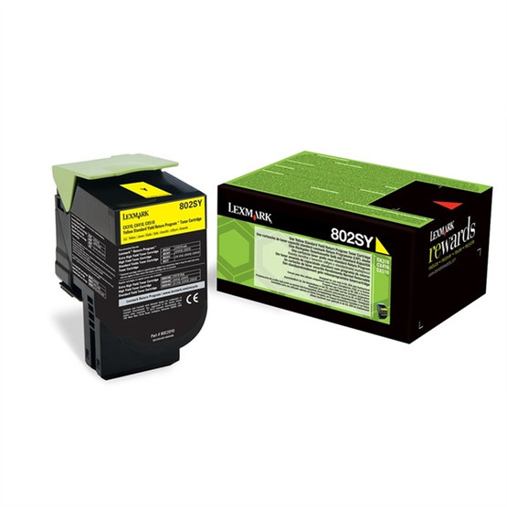 Laserväri Lexmark 802SY yellow