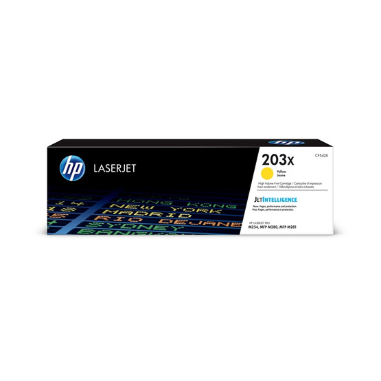 Laserväri HP 203X - HP CF542X yellow