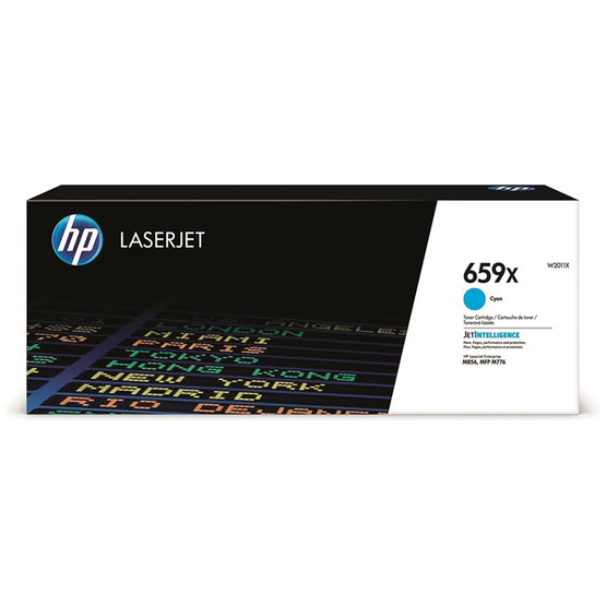 Laserväri HP 659X - W2011X  cyan