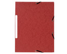 Kulmalukkokansio A4 läpillä punainen  10 kpl/pkt