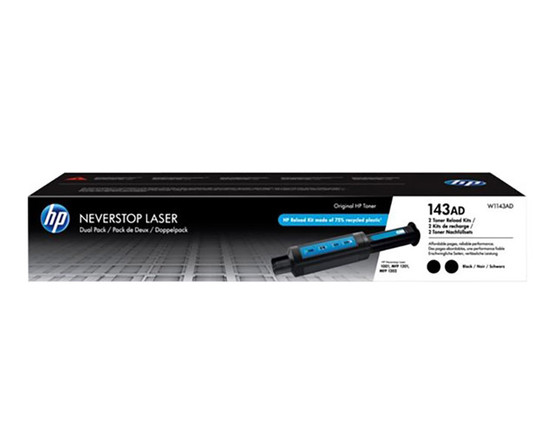 Laserväri HP 143AD Neverstop Toner Reload Kit dualpack - täyttöväri