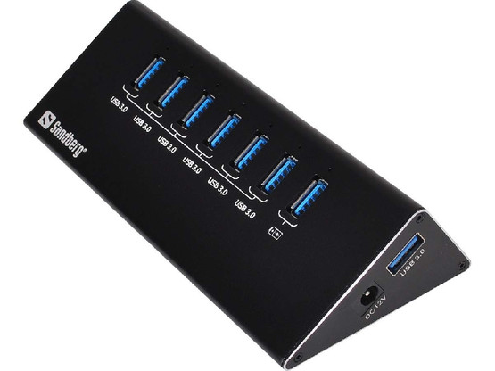 Sandberg USB 3.0 Hub 7 porttia