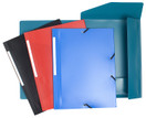 Kulmalukkokansio A4 PP värilajitelma  10 kpl/pkt