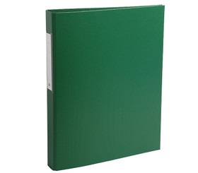 Rengaskansio PP A4/40mm 2-renkainen vihreä  10 kpl/ltk