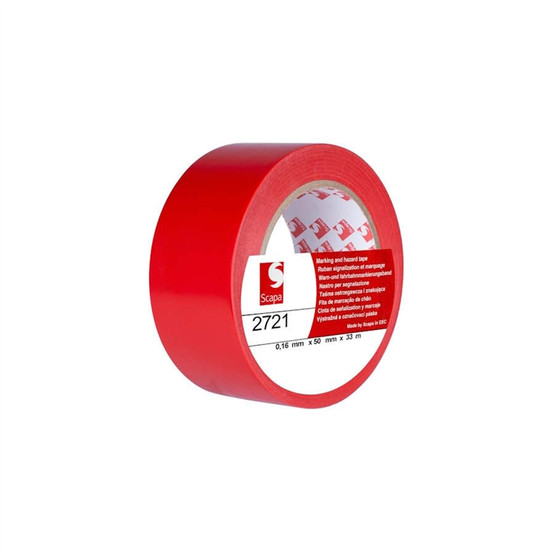 Lattiamerkintäteippi Scapa 2721 punainen 50 mm x 33 m
