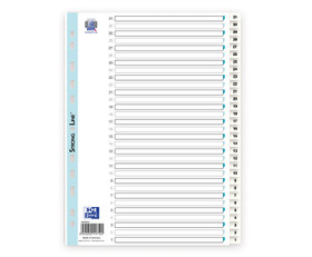 Numerohakemisto A4 muovi 31-osainen 31-1 laskeva numerointi