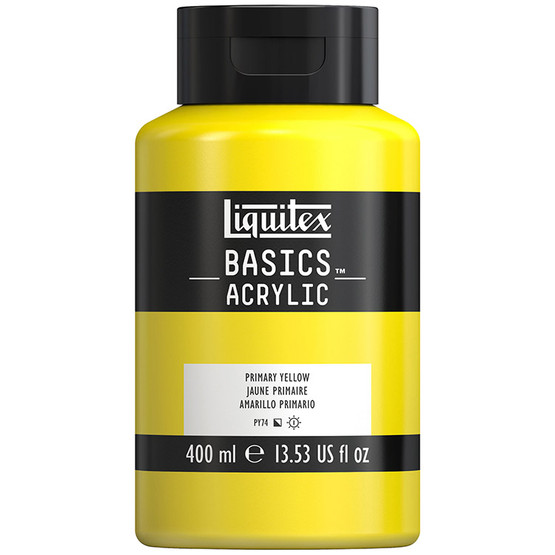 Akryyliväri LX 400ml peruskeltainen 