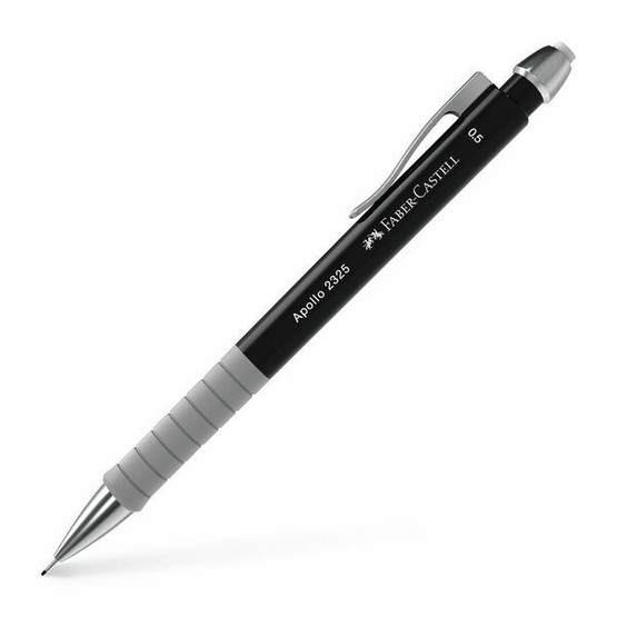 Lyijytäytekynä Faber-Castell Apollo 0,5mm musta   10 kpl/pkt