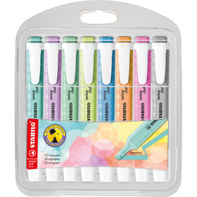 Korostuskynä Stabilo Swing Cool pastellivärilajitelma 8 väriä