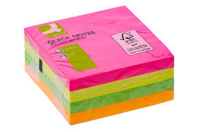 Viestilappukuutio Connect Quick Notes 76x76mm neonvärit