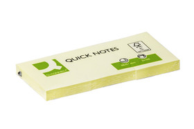 Viestilappu Connect Quick Notes 38x51mm keltainen 12 kpl / pkt