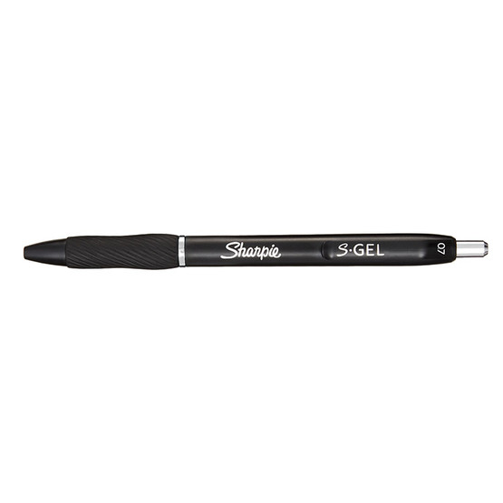 Geelikynä Sharpie S-Gel 0,7 mm musta  12 kpl/pkt