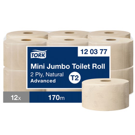 WC-paperi Tork Natural Mini Jumbo T2  12 rll