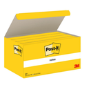 Viestilappu Post-it 653 38x51mm keltainen 12 lehtiötä / pkt