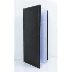 Käyntikorttikansio 96 kortille musta