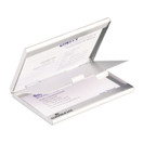 Käyntikorttikotelo Durable 2-osainen alumiinia