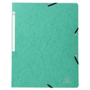 Kulmalukkokansio A4 kartonki 400g ei läppiä vihreä   25 kpl/pkt