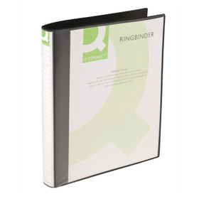 Minimappi Connect A4 PP musta  12 kpl/ltk