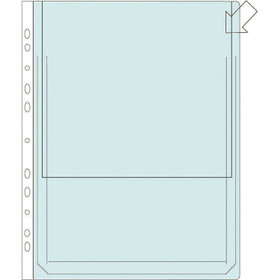 Paljetasku A4 0.18 PVC läppä kirkas   10 kpl/pkt