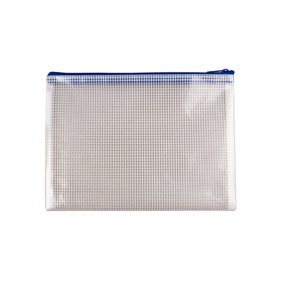 Vetoketjutasku vahvistettu verkko A5 250 mic sininen 8 kpl/pkt