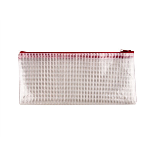 Vetoketjutasku vahvistettu verkko 250 mic punainen 8 kpl/pkt