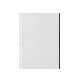 Kansiotasku A4 PP70 LS musta reuna  100 kpl/ltk