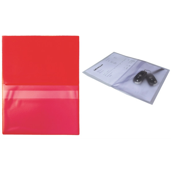 Huoltotasku A4 punainen  50 kpl/ltk