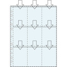 Keräilykorttitasku 7X9cm A4 PP 18 taskua  10 pss/pkt
