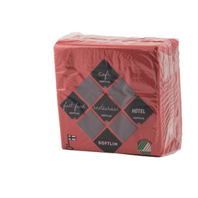 Kahviliina Softlin 24x24cm punainen  100 kpl/pkt