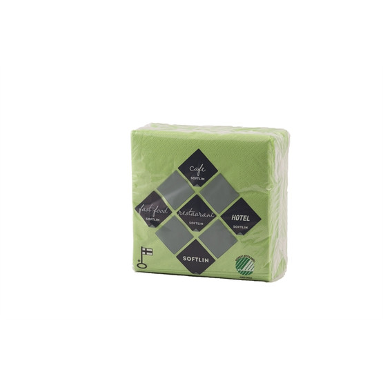 Kahviliina Softlin 24x24cm Lime  100 kpl/pkt