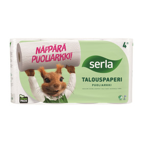 Talouspaperi Serla puoliarkki  20 rll