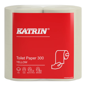 WC-paperi Katrin 300 keltainen 40 rll