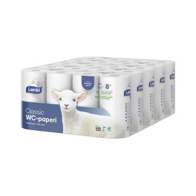 WC-paperi Lambi valkoinen  40 rullaa
