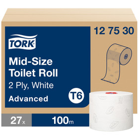 WC-paperi Tork Mid-size Soft 127530 T6  27 rullaa