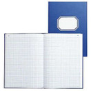 Konttorikirja Karisto 366/7 ruudutettu A4 sininen 198 sivua 