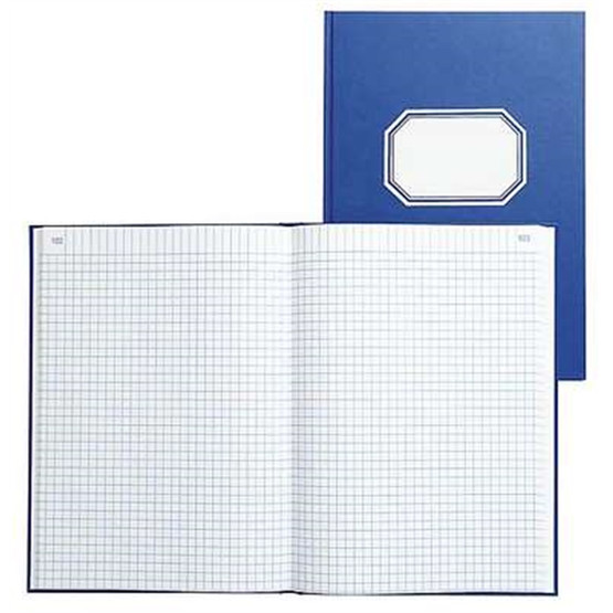 Konttorikirja Karisto 366/7 ruudutettu A4 sininen 198 sivua 