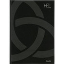 Konttorikirja Bantex Hel A4 musta 96 sivua 5 kpl/pkt