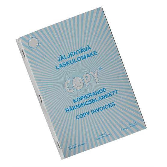 Laskulomake Plastipap 575P A5/75  10 kpl/pkt