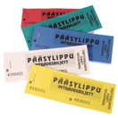 Pääsylippu numeroitu 100 kpl  10 kpl/pkt
