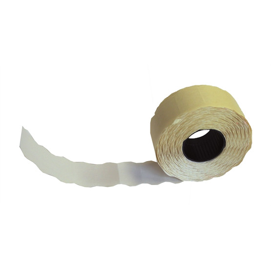Etiketti hinnoittelijaan 26x12mm valkoinen irtoava / 10 rll