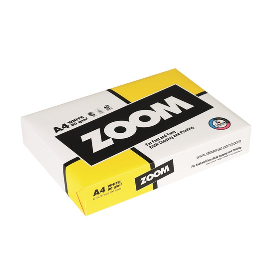 Kopiopaperi ZOOM A4 80g/500   5 rsi / ltk