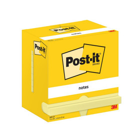 Viestilappu Post-it 655 76x127mm keltainen 12 lehtiötä / pkt