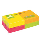 Viestilappu Connect 76x76mm neonvärilajitelma 12 kpl/pkt