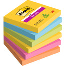 Viestilappu Post-it Super Sticky 76x76mm carnival 6 lehtiötä / pkt