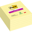 Viestilappu Post-it Super Sticky 101x101 keltainen viivat 6 kpl / pkt