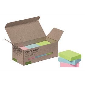 Viestilappu Connect Eko 38x51mm pastelli 12 kpl / pkt