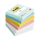 Viestilappu Post-it Beachside värilajitelma 76x76mm 6 lehtiötä / pkt